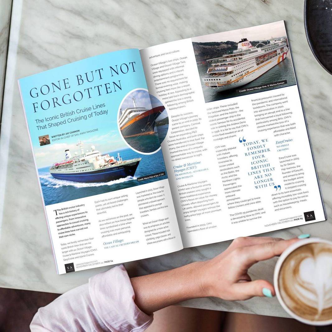 Sail Away Cruise Travel Magazine Issue 9 Article