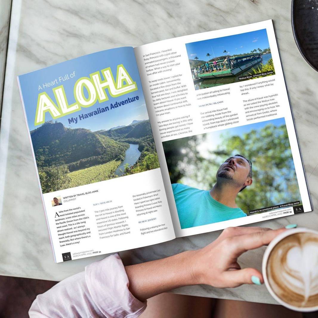 Sail Away Cruise Travel Magazine Issue 11 - Travel Blog Jamie