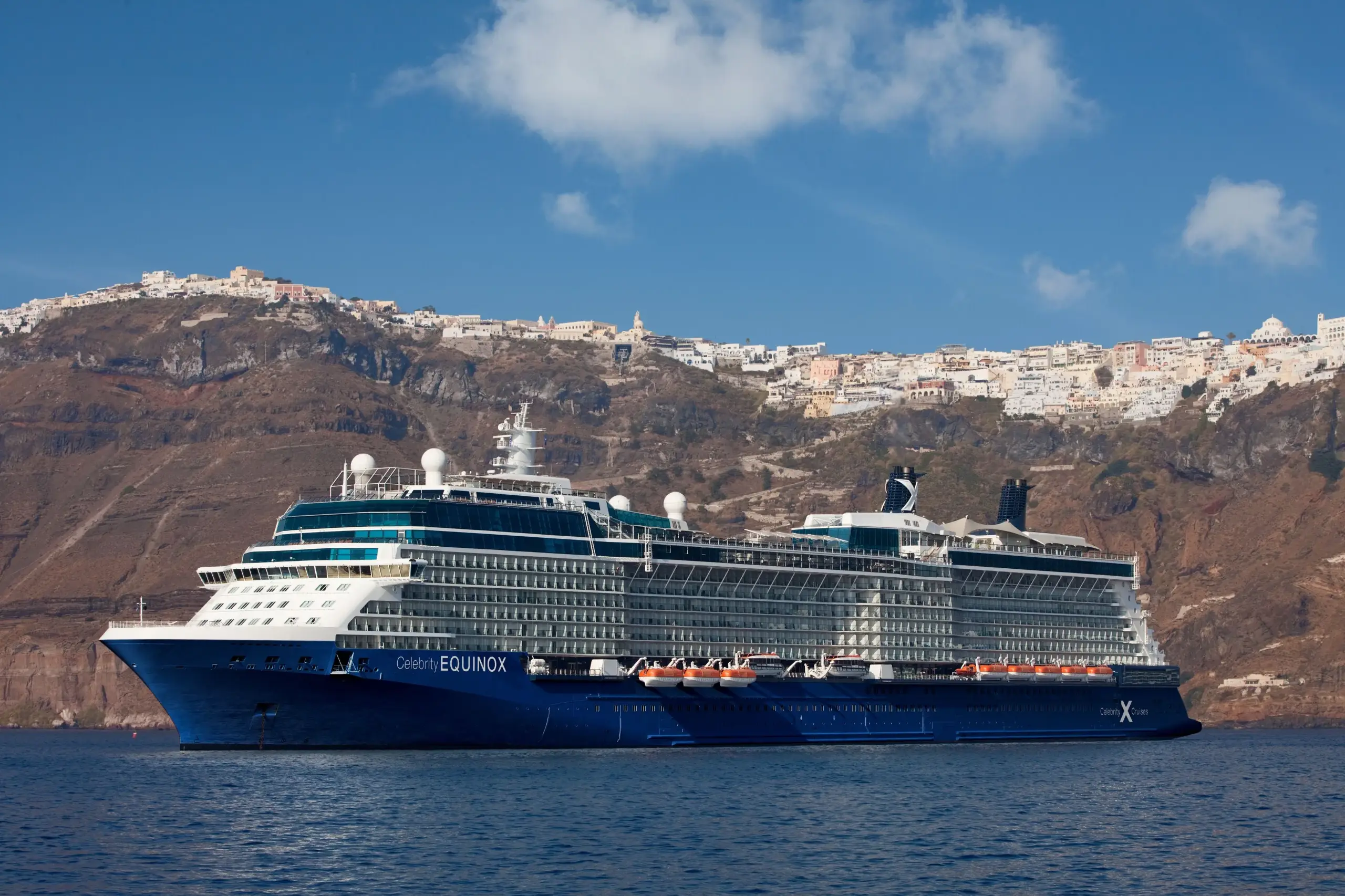 Celebrity Equinox in Santorini - © Copyright: Celebrity Cruises