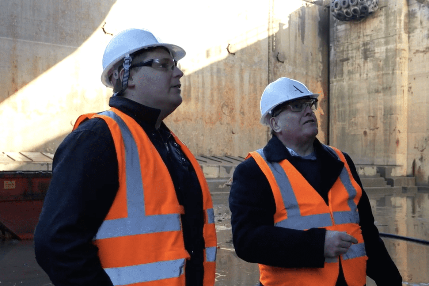 Jay and Dr Stephen Payne in Dry Dock - © Copyright: Sail Away Magazine